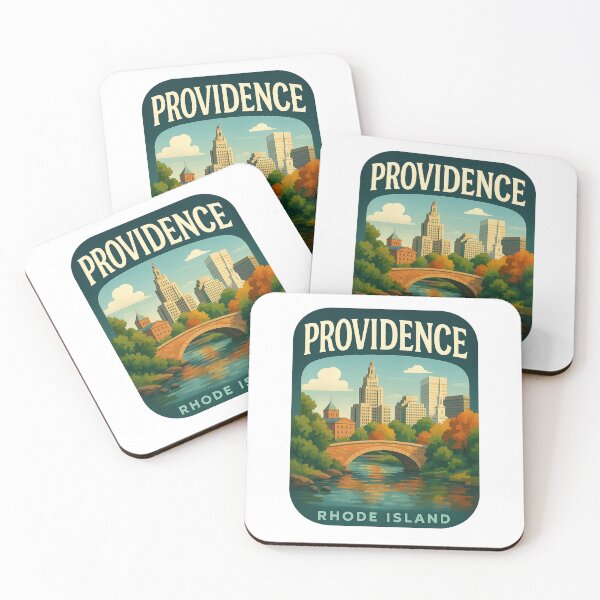 Item preview, Providence Rhode Island Skyline and Riverwalk designed and sold by Aryabek.