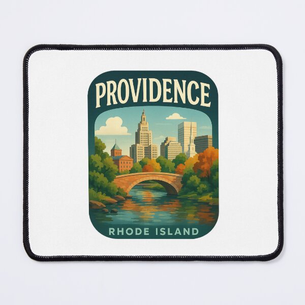 Item preview, Providence Rhode Island Skyline and Riverwalk designed and sold by Aryabek.
