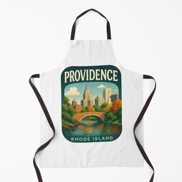 Item preview, Providence Rhode Island Skyline and Riverwalk designed and sold by Aryabek.