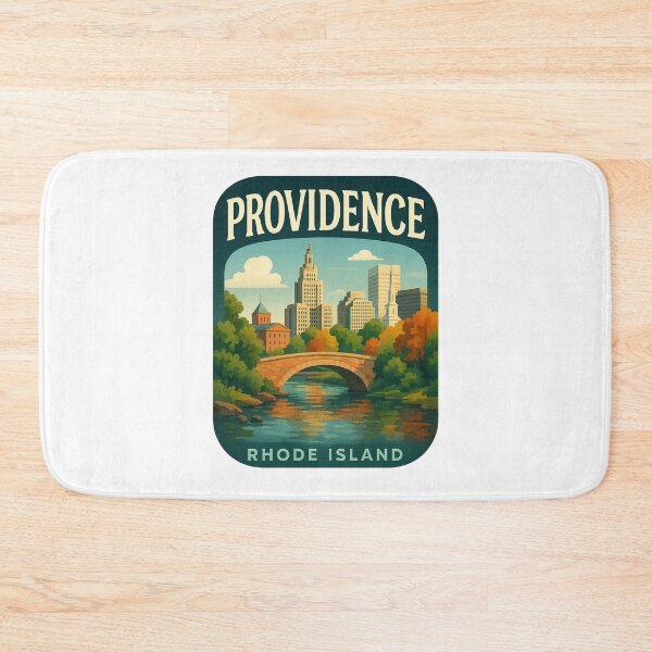 Item preview, Providence Rhode Island Skyline and Riverwalk designed and sold by Aryabek.