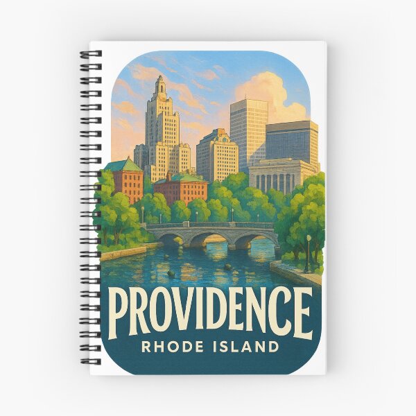 Item preview, Providence Downtown Rhode Island River Scene designed and sold by Aryabek.
