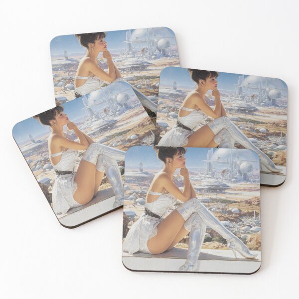 Item preview, Retro Futuristic Pin-Up 70s | Vintage Sci-Fi Glam 3 designed and sold by Velvetcosmonova.
