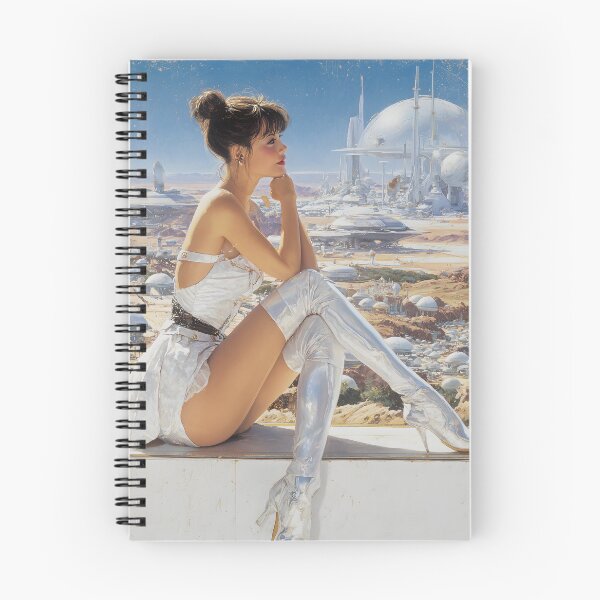 Item preview, Retro Futuristic Pin-Up 70s | Vintage Sci-Fi Glam 3 designed and sold by Velvetcosmonova.