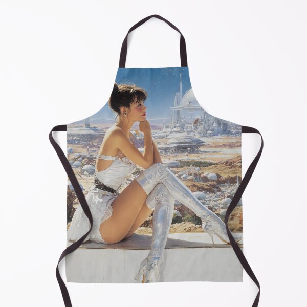 Item preview, Retro Futuristic Pin-Up 70s | Vintage Sci-Fi Glam 3 designed and sold by Velvetcosmonova.