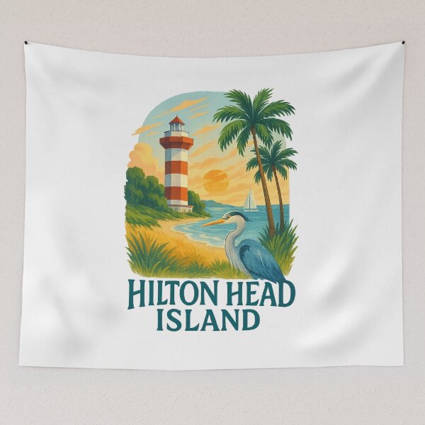 Item preview, Coastal Scene at Hilton Head Island South Carolina designed and sold by Aryabek.