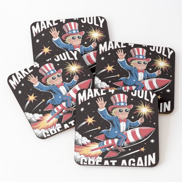 Item preview, Donald Trump Patriotic Firework Make 4th Of July Great Again  designed and sold by sheenmi.