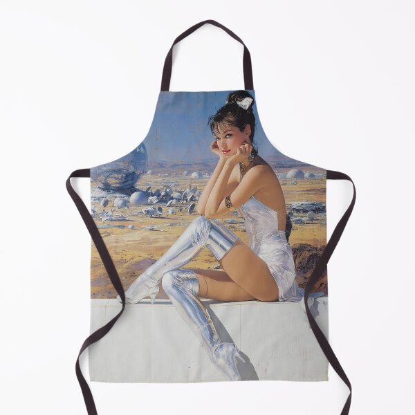 Item preview, Retro Futuristic Pin-Up 70s | Vintage Sci-Fi Glam 1 designed and sold by Velvetcosmonova.