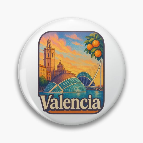 Item preview, Valencia Spain Architecture and Oranges designed and sold by Aryabek.