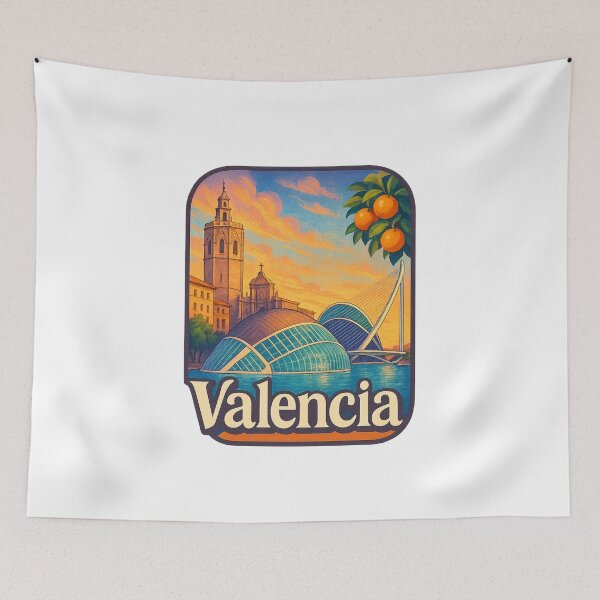 Item preview, Valencia Spain Architecture and Oranges designed and sold by Aryabek.