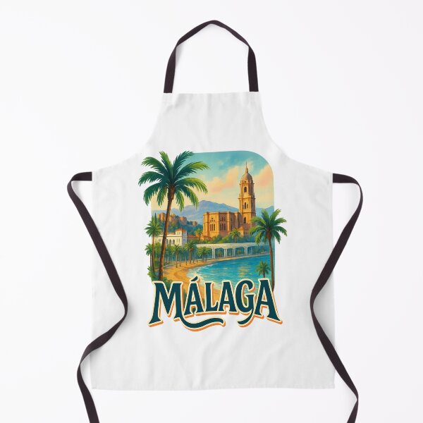 Item preview, Málaga Cathedral and Mediterranean Coastline designed and sold by Aryabek.
