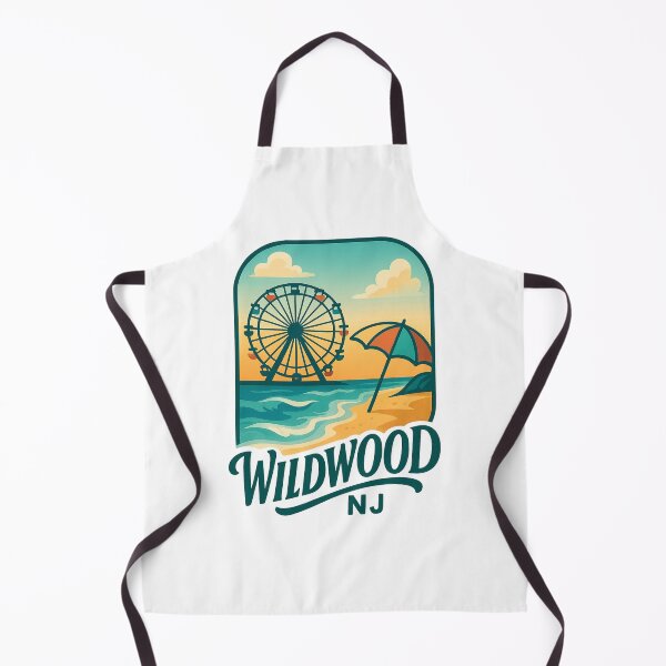 Item preview, Wildwood New Jersey Beachfront and Ferris Wheel designed and sold by Aryabek.