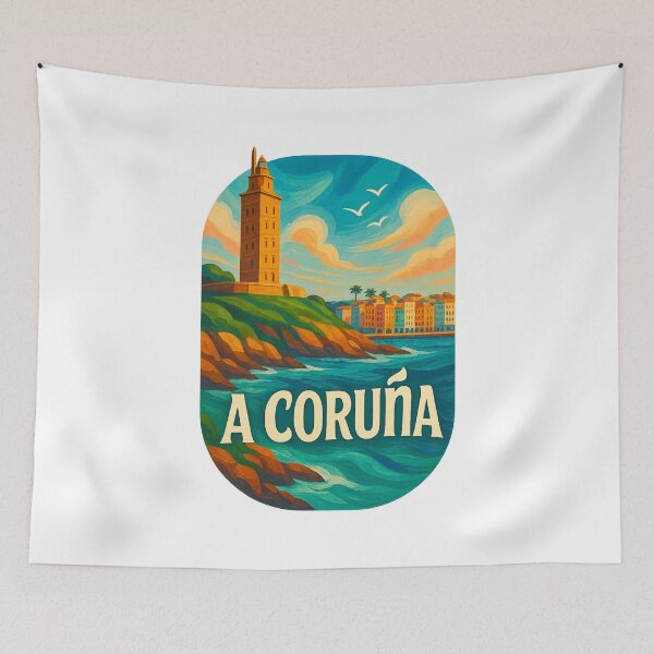 Item preview, Tower of Hercules and A Coruña Coastline designed and sold by Aryabek.