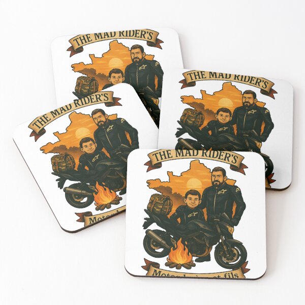 Item preview, Father and Son Biker – The Mad Rider’s designed and sold by No-Mad Tattoo by Chris.