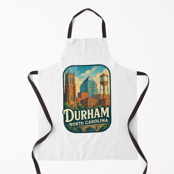 Item preview, Durham Skyline and Historic Water Tower designed and sold by Aryabek.