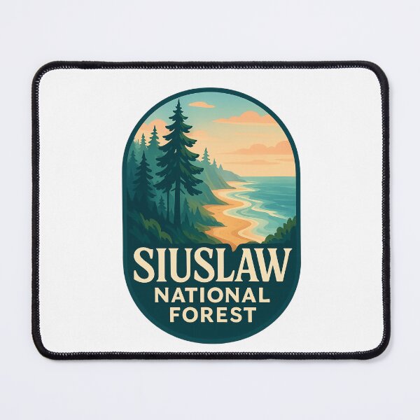 Item preview, Siuslaw National Forest Oregon Coastal Cliffs designed and sold by Aryabek.