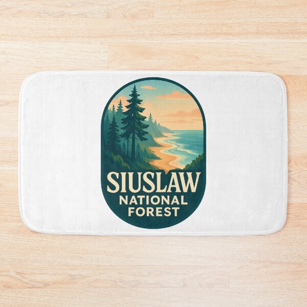 Item preview, Siuslaw National Forest Oregon Coastal Cliffs designed and sold by Aryabek.