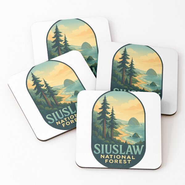Item preview, Oregon Coastline in Siuslaw National Forest designed and sold by Aryabek.