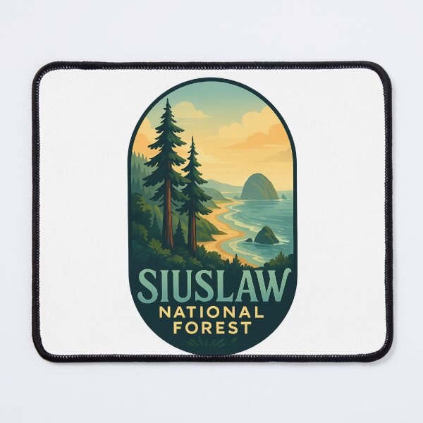 Item preview, Oregon Coastline in Siuslaw National Forest designed and sold by Aryabek.