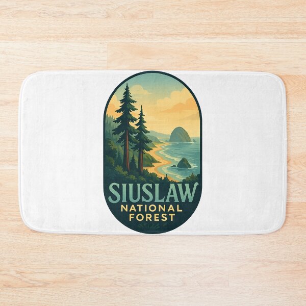Item preview, Oregon Coastline in Siuslaw National Forest designed and sold by Aryabek.