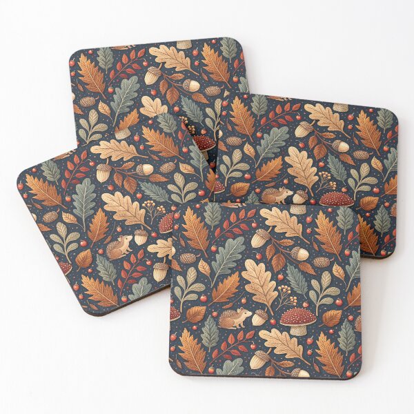 Item preview, A cute and cozy seamless pattern for fall designed and sold by Merrylands Artshop.