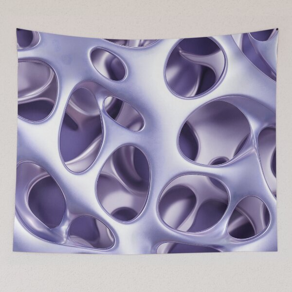 Item preview, Y2K Purple Liquid Pattern | Futuristic Chrome Glossy 2 designed and sold by Velvetcosmonova.