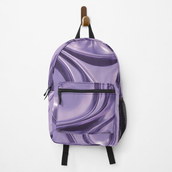 Item preview, Y2K Purple Liquid Pattern | Futuristic Chrome Glossy 1 designed and sold by Velvetcosmonova.