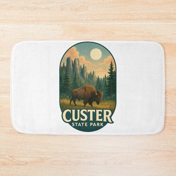 Item preview, Custer State Park Bison and Granite Peaks South Dakota designed and sold by Aryabek.