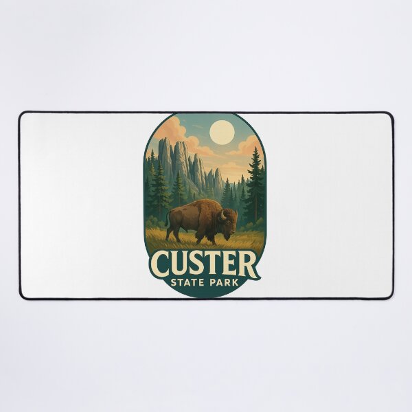 Item preview, Custer State Park Bison and Granite Peaks South Dakota designed and sold by Aryabek.
