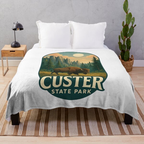 Item preview, Custer State Park Bison and Granite Peaks South Dakota designed and sold by Aryabek.