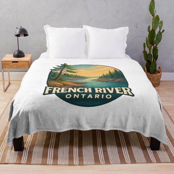 Item preview, French River Ontario Wilderness Landscape designed and sold by Aryabek.