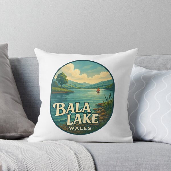 Item preview, Bala Lake with Sailboat in Gwynedd Wales designed and sold by Aryabek.