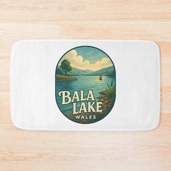 Item preview, Bala Lake with Sailboat in Gwynedd Wales designed and sold by Aryabek.