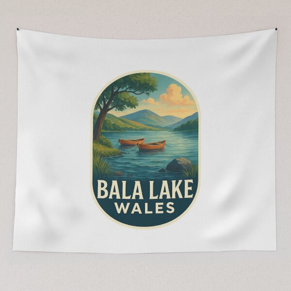 Item preview, Bala Lake Boats and Hills North Wales designed and sold by Aryabek.