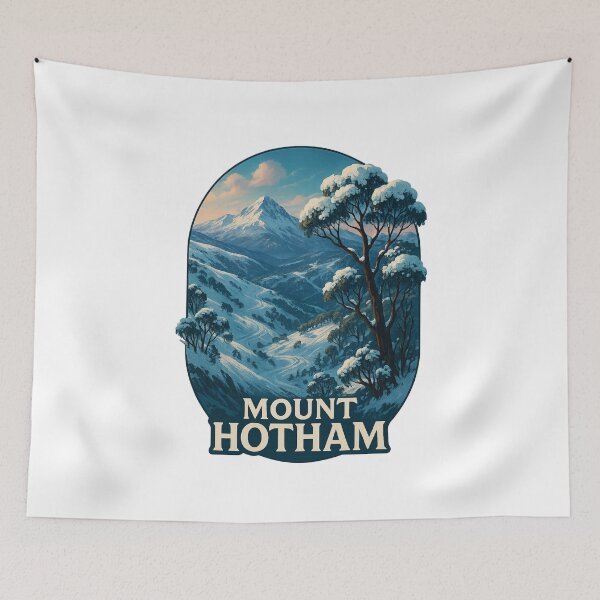 Item preview, Mount Hotham Snowy Peaks in Victoria designed and sold by Aryabek.