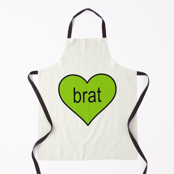 Item preview, Brat Word Green Heart designed and sold by Jeallan Designs.