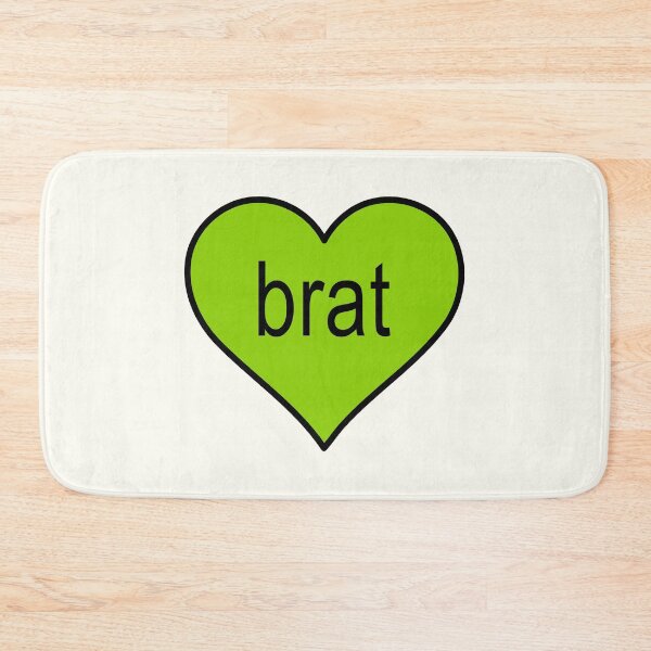 Item preview, Brat Word Green Heart designed and sold by Jeallan Designs.