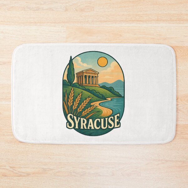 Item preview, Syracuse Sicily Temple and Wheat Fields designed and sold by Places On Earth.