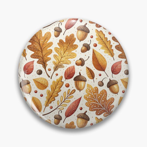 Item preview, A rustic and whimsical seamless pattern for autumn designed and sold by Merrylands Artshop.
