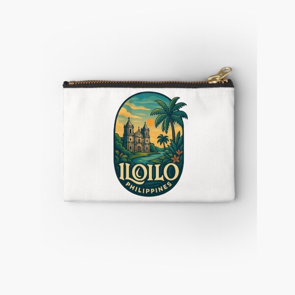 Item preview, Iloilo Philippines Colonial Church and Palm Trees designed and sold by Places On Earth.