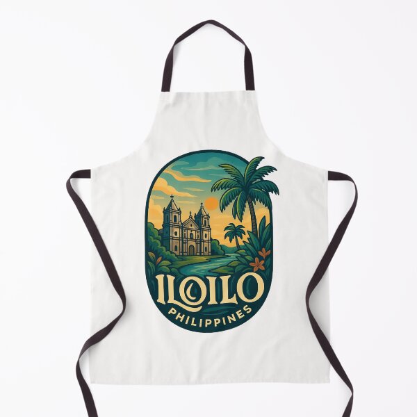 Item preview, Iloilo Philippines Colonial Church and Palm Trees designed and sold by Places On Earth.