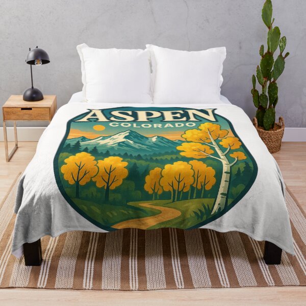 Item preview, Aspen Colorado Mountains and Golden Aspens designed and sold by Places On Earth.
