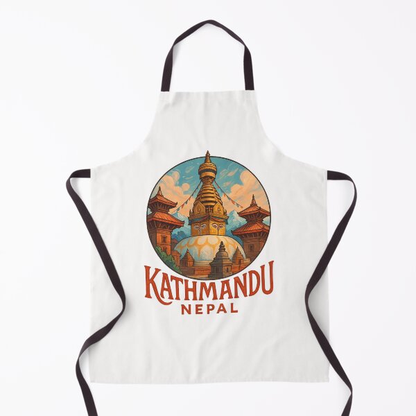 Item preview, Swayambhunath Stupa and Pagodas Kathmandu Nepal designed and sold by Places On Earth.