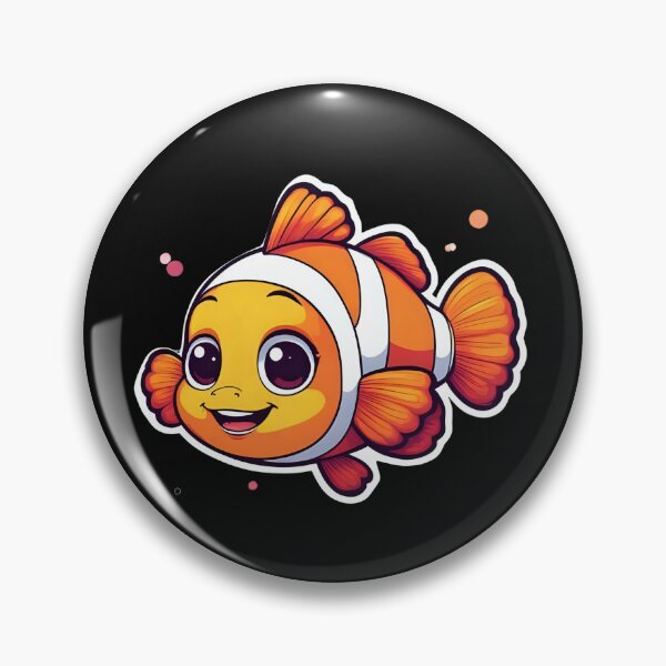Item preview, Adorable Cute Cartoon Clownfish designed and sold by bvdesignart.