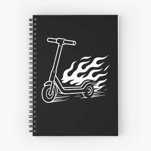 Item preview, E-Scooter Design – Speed & Fire Tail designed and sold by RetroMaritalArt.