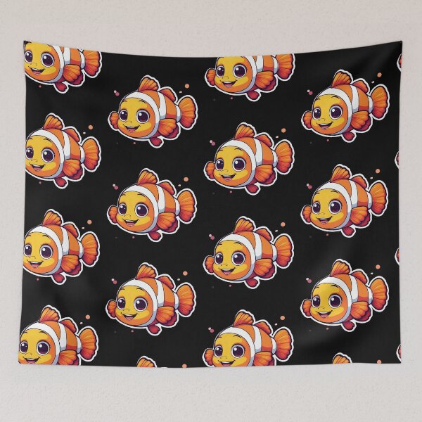 Item preview, Adorable Cute Cartoon Clownfish designed and sold by bvdesignart.