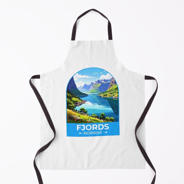 Item preview, Fjords Norway Sticker designed and sold by TulipaGraphics.