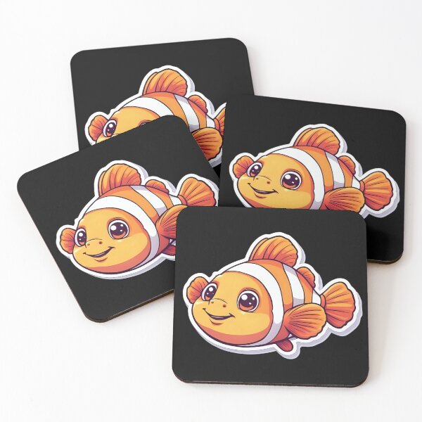 Item preview, Adorable Cute Cartoon Clownfish designed and sold by bvdesignart.
