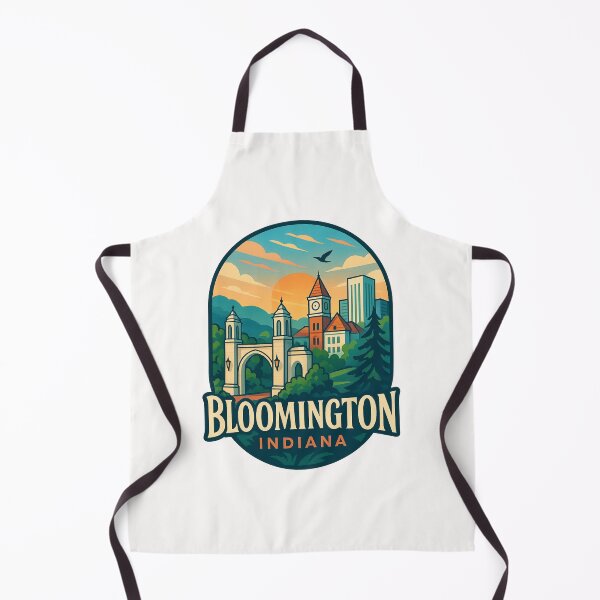Item preview, Bloomington Indiana Campus and Skyline designed and sold by Places On Earth.