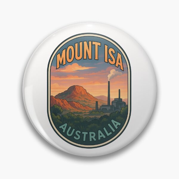Item preview, Mount Isa Sunset and Mining Skyline Australia designed and sold by Places On Earth.
