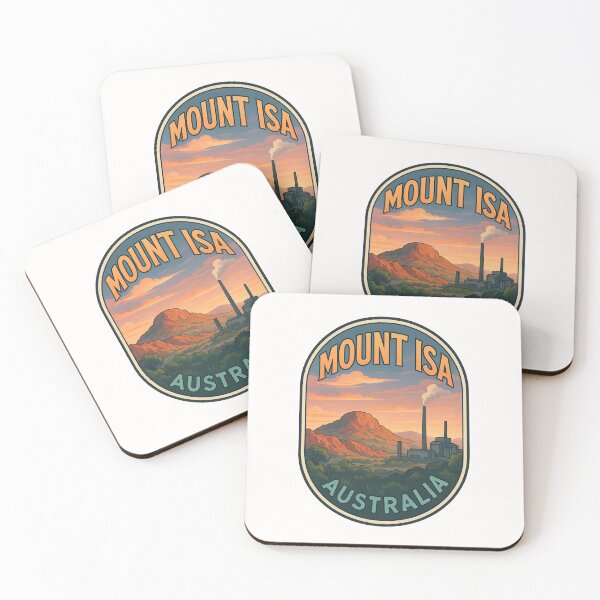 Item preview, Mount Isa Sunset and Mining Skyline Australia designed and sold by Places On Earth.